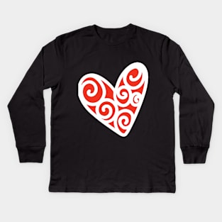 Celebrating Māori Cultural Heritage Kids Long Sleeve T-Shirt